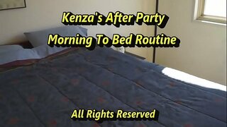 Kenza ਕੂਪਰ ਮਲਣ ਨਾਲ ਆਪਣੇ ਆਪ ਨੂੰ ਲੋਸ਼ਨ